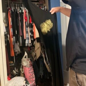 Hawaiian style brand new dress backless one shoulder, long with slit at the calf